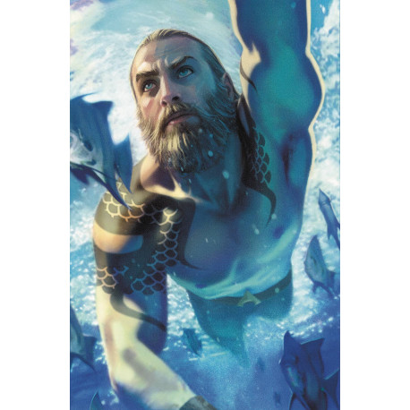 AQUAMAN CARD STOCK VAR ED YOTV DARK GIFTS