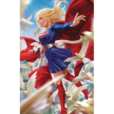 SUPERGIRL CARD STOCK VAR ED YOTV DARK GIFTS