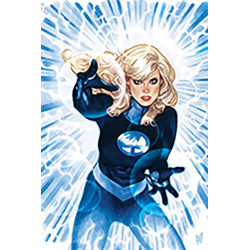 DF INVISIBLE WOMAN 1 GOLD SGN ADAM HUGHES 
