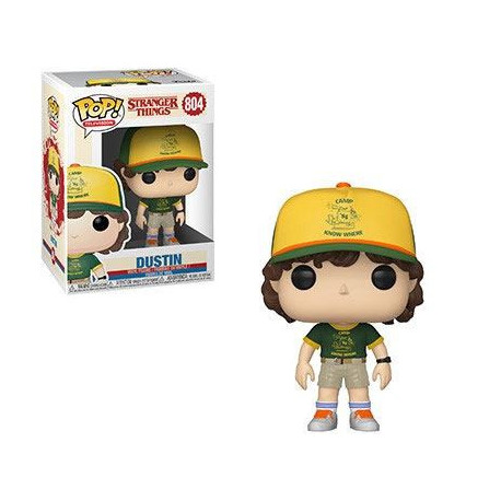 DUSTIN AT CAMP STRANGER THINGS FUNKO POP! TV VINYL FIGURINE