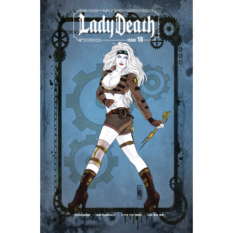 LADY DEATH ONGOING 18 CHICAGO STEAMPUNK SATURDAY