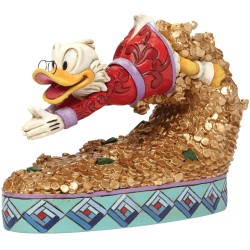 PICSOU ( SCROOGE MC DUCK) - TREASURE DIVE - DISNEY TRADITIONS STATUE