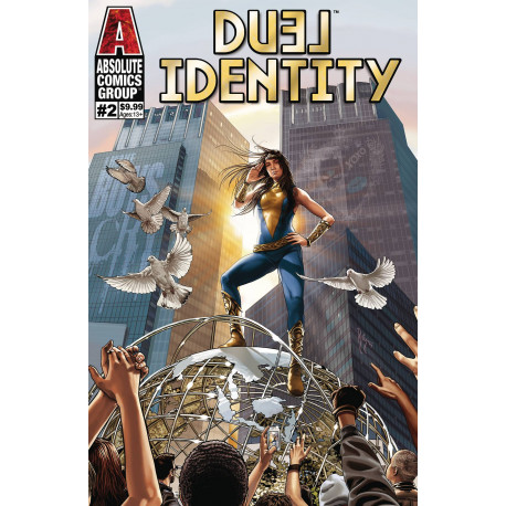 DUEL IDENTITY 2 CVR B GOLD HOLOGRAPHIC FOIL