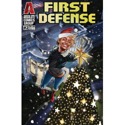 FIRST DEFENSE 2 CVR B HOLOGRAPHIC GOLD FOIL LOGO