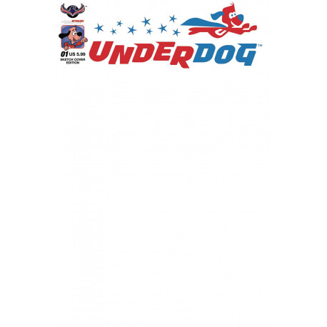 UNDERDOG 1 BLANK SKETCH CVR