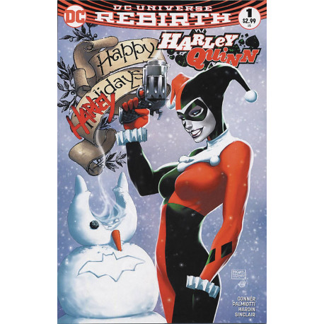 HARLEY QUINN 1 ASPEN HOLIDAY VAR 