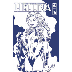 HELLINA 1 ROYAL BLUE LEATHER