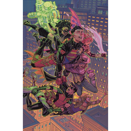 YOUNG JUSTICE 9 CARD STOCK VAR ED