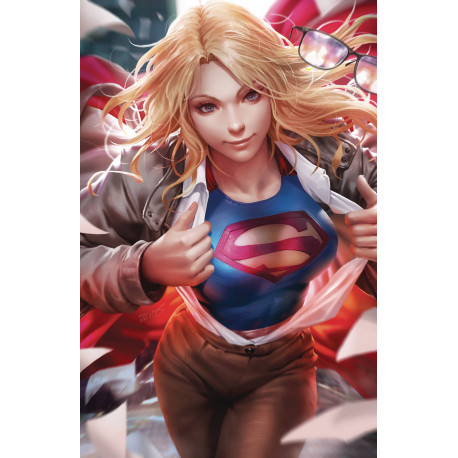 SUPERGIRL 36 CARD STOCK VAR ED YOTV