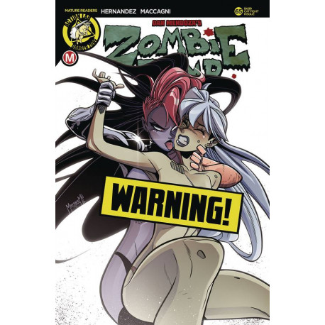 ZOMBIE TRAMP ONGOING 65 CVR F AMALGAMA CAT FIGHT RISQUE VAR