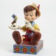 DISNEY TRADITIONS PINOCCHIO & JIMINY JUST GIVE A WHISTLE STATUE