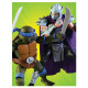 LEONARDO VS SHREDDER TEENAGE MUTANT NINJA TURTLE 2 PACK ACTION FIGURE