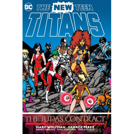 NEW TEEN TITANS THE JUDAS CONTRACT DLX ED HC 