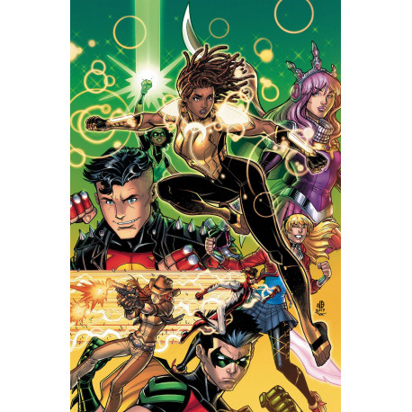 YOUNG JUSTICE 11 CARD STOCK VAR ED