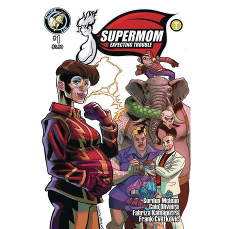 SUPERMOM EXPECTING TROUBLE 1 CVR A OLIVEIRA