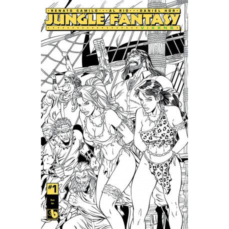 JUNGLE FANTASY VIXENS 1 PURE ART VAR 