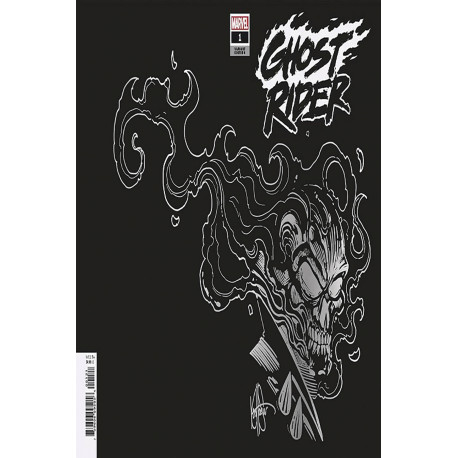 DF GHOST RIDER 1 SGN SILVER SKETCH HAESER 