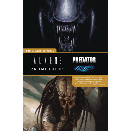 ALIENS PREDATOR PROMETHEUS FIRE AND STONE TP 