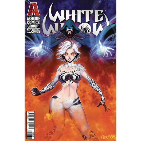 WHITE WIDOW 6 CVR C GENZOMAN WRAPAROUND LENTICULAR