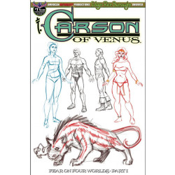 CARSON OF VENUS FEAR ON FOUR WORLDS 1 SPECIAL LTD ED CHARACTER CVR