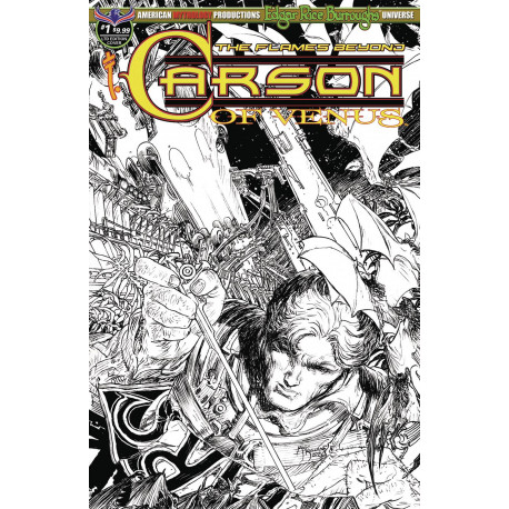CARSON OF VENUS FLAMES BEYOND 1 LTD ED B W CVR