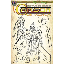 CARSON OF VENUS FLAMES BEYOND 3 LTD ED CHARACTER DESIGN CVR