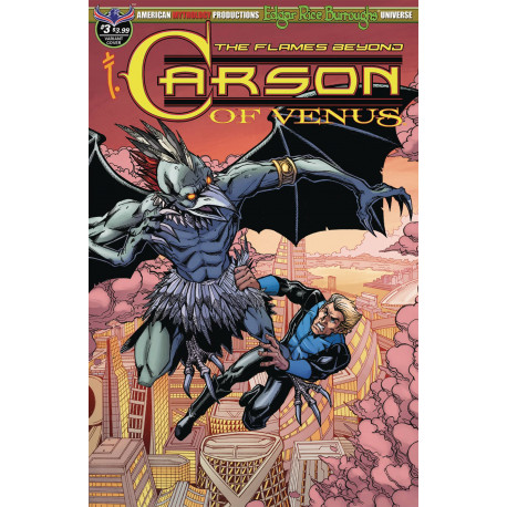 CARSON OF VENUS FLAMES BEYOND 3 PULP HOMAGE CVR