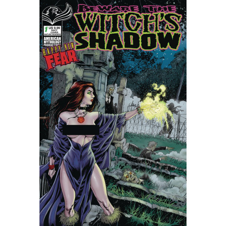 BEWARE WITCHS SHADOW HAPPY NEW FEAR 1 AM RACY CVR