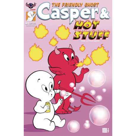 CASPER AND HOT STUFF 1 WOLFER BUBBLES CVR