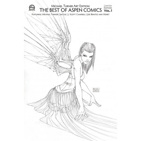 TURNER ART EDITION BEST OF ASPEN COMICS VOL 1 RETAILER CVR