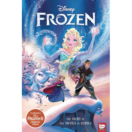 DISNEY FROZEN 2 STORY OF THE MOVIES IN COMICS HC 