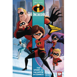 DISNEY PIXAR INCREDIBLES STORY MOVIES COMICS HC 