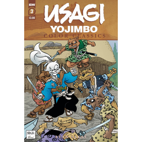 USAGI YOJIMBO COLOR CLASSICS 3 CVR A SAKAI