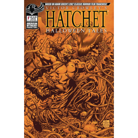 VICTOR CROWLEY HATCHET HALLOWEEN TALES 1 DLX LTD ED BLOODY HORROR CVR