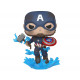 CAPTAIN AMERICA WITH BROKEN SHIELD AND MJOLNIR AVENGERS: ENDGAME POP! MOVIES VINYL FIGURE