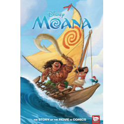 DISNEY MOANA STORY OF THE MOVIE IN COMICS HC 