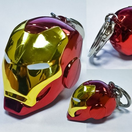 IRON MAN LOGO METAL KEYCHAIN