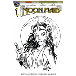 MOON MAID FEAR ON FOUR WORLDS 1 HASSON SKETCH CVR