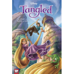 DISNEY TANGLED STORY OF THE MOVIE IN COMICS HC 
