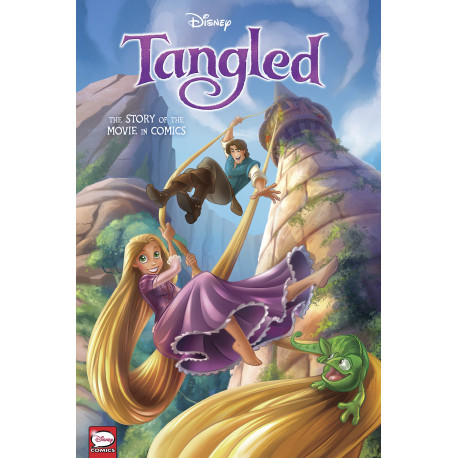 DISNEY TANGLED STORY OF THE MOVIE IN COMICS HC 
