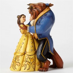 BELLE AND BEAST MOONLIGHT WALTZ DISNEY TRADITIONS STATUE
