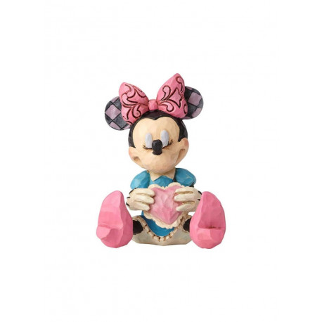 MINNIE WITH HEART DISNEY TRADITIONS STATUE