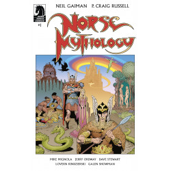 NEIL GAIMAN NORSE MYTHOLOGY 1 CVR A RUSSELL