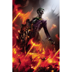BATMAN 95 CARD STOCK F MATTINA VAR ED JOKER WAR