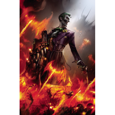BATMAN 95 CARD STOCK F MATTINA VAR ED JOKER WAR