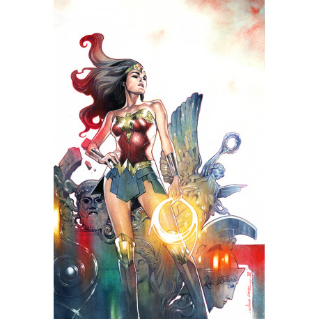 WONDER WOMAN 757 CARD STOCK OLIVIER COIPEL VAR ED