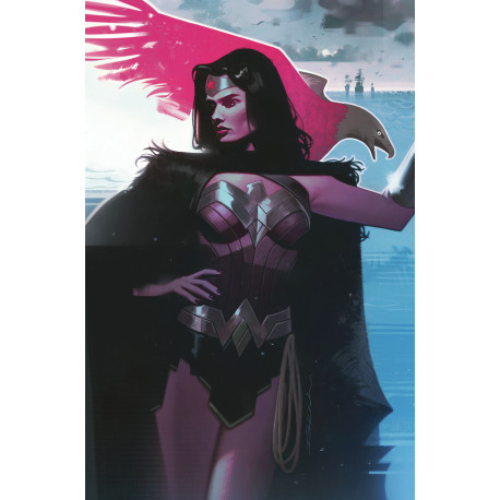 WONDER WOMAN 758 CARD STOCK JEFF DEKAL VAR ED