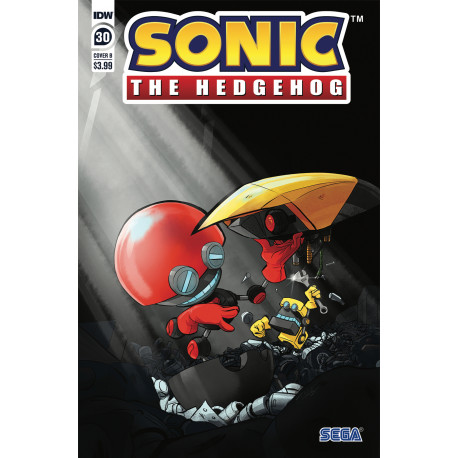 SONIC THE HEDGEHOG 30 CVR B SKELLY