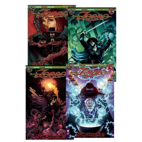 ZORRO SACRILEGE 1-4 READERS ET 