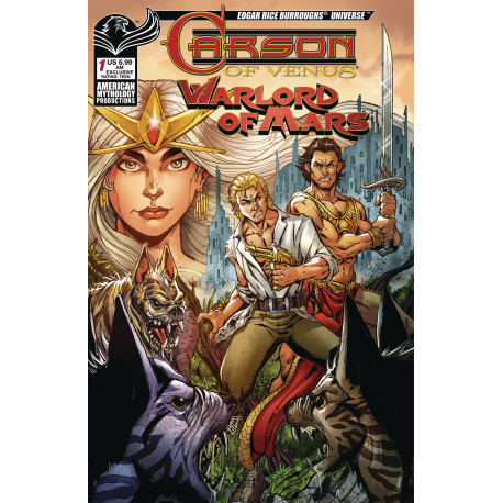CARSON OF VENUS WARLORD OF MARS 1 CALZADA AM ED VAR CVR